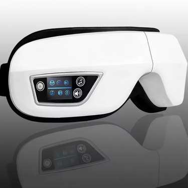 Bluetooth Heated Eye Massager – Vibration, Music & Foldable Comfort